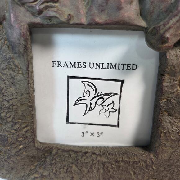 Rustic Western set of 2 Wild Horses Vintage Frames Unlimited 3x3 picture frames - Picture 8 of 13